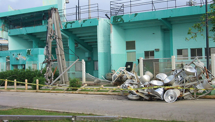 Super Typhoon Pongsona, Guam