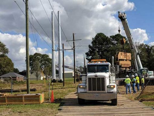 Lake Charles Transmission Line Construction Project