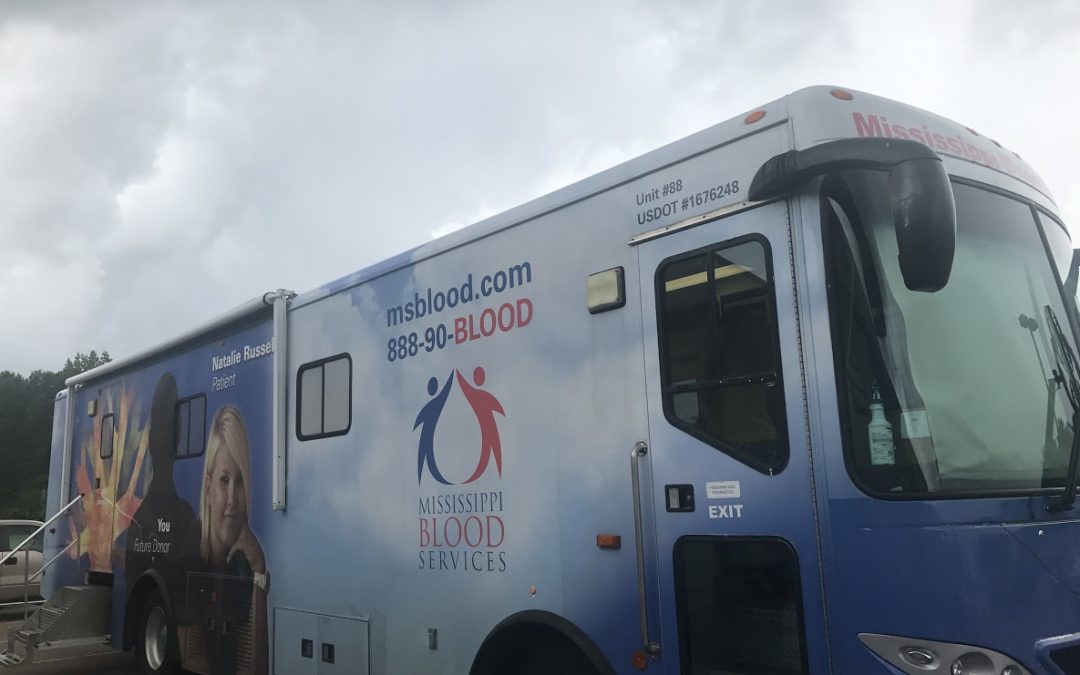 Irby Hosts Blood Drive with MS Blood Services
