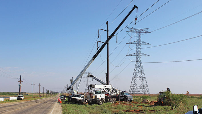 Sharyland Utilities 138kV transmission line reconstruction project