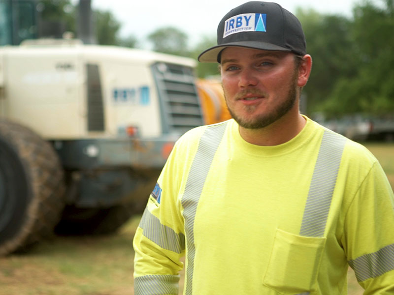 Irby Construction Company employee