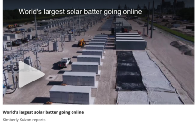 Fox News 13 Tampa Bay Reports: Manatee Battery Energy Storage Center 75% Complete