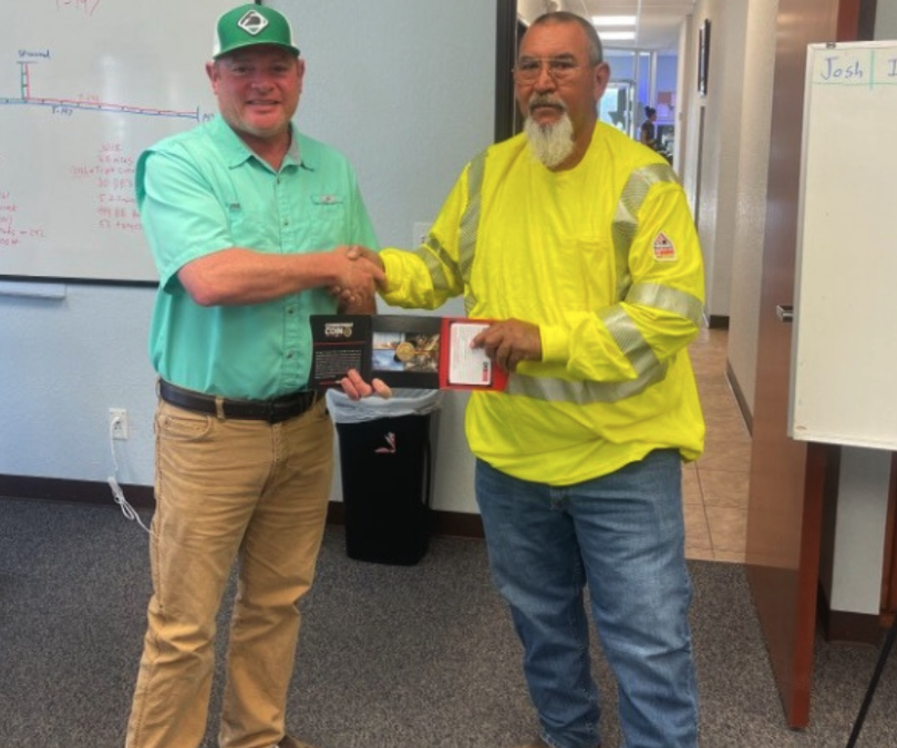 Paul Rendon Receives Quanta Commitment Coin